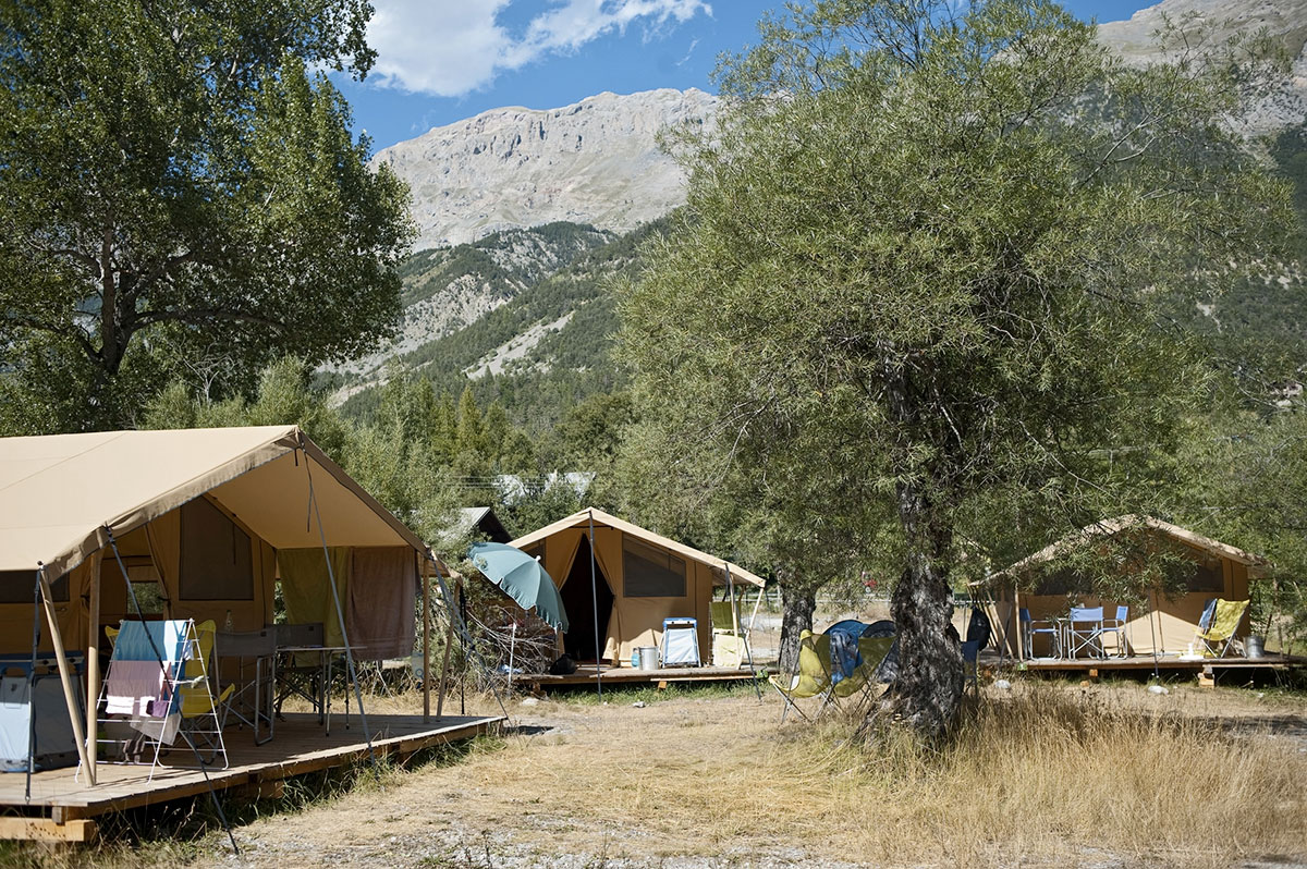 Huttopia lodges at Vallouise — eco-friendly camping in the Southern French Alps