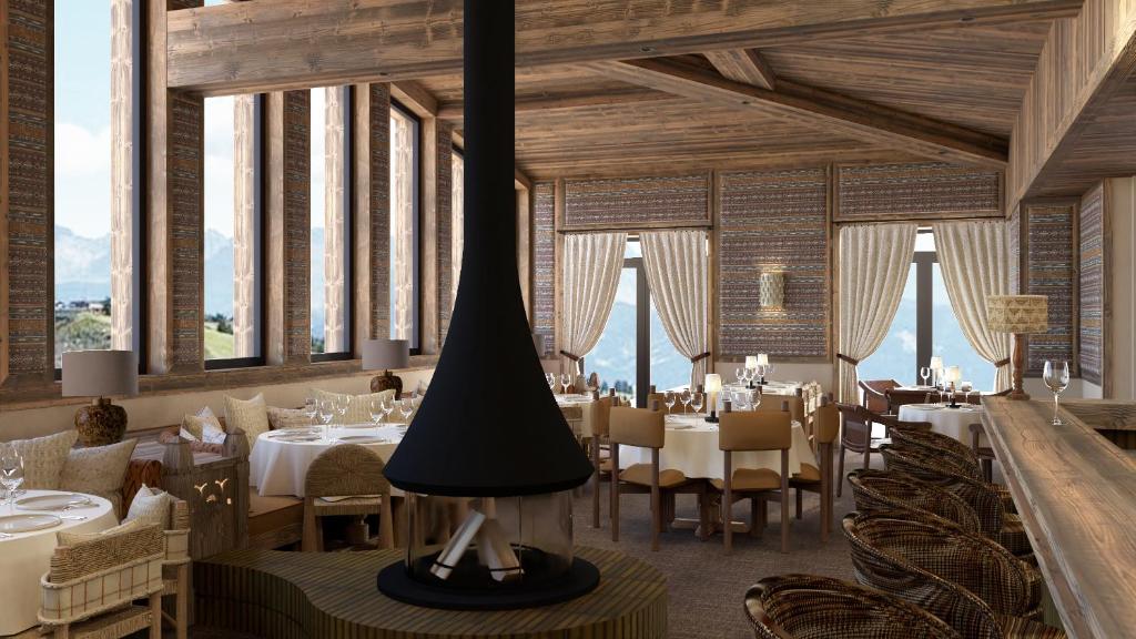 Refuge Chez la Tante — at the summit of Mont d'Arbois between Megève and Saint-Gervais