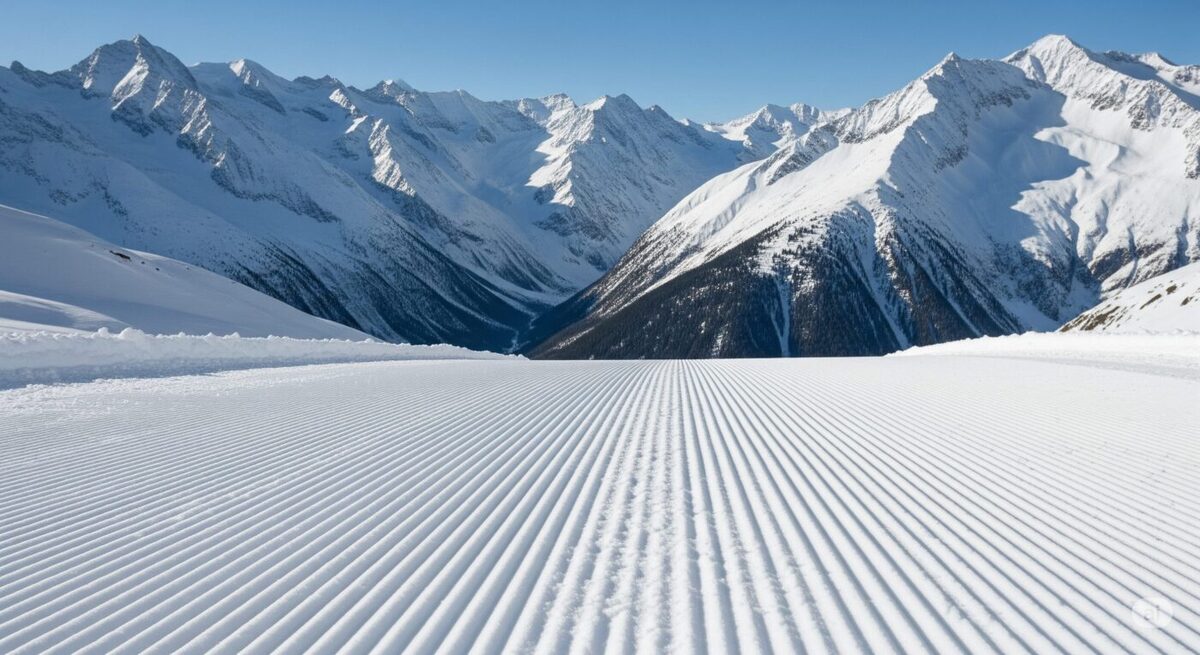 ski resort piste.