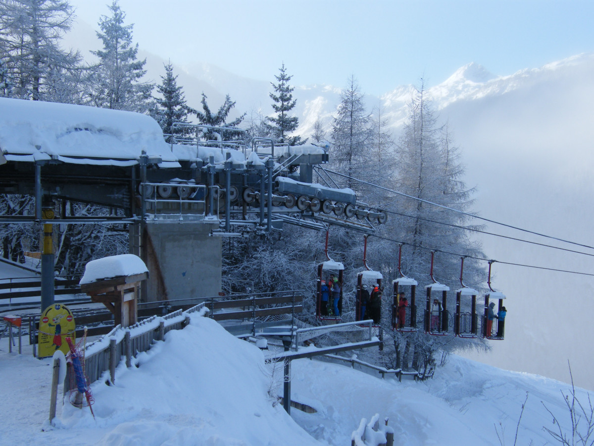 The last skiers rode the télépulsé last year, photo by OT Peisey
