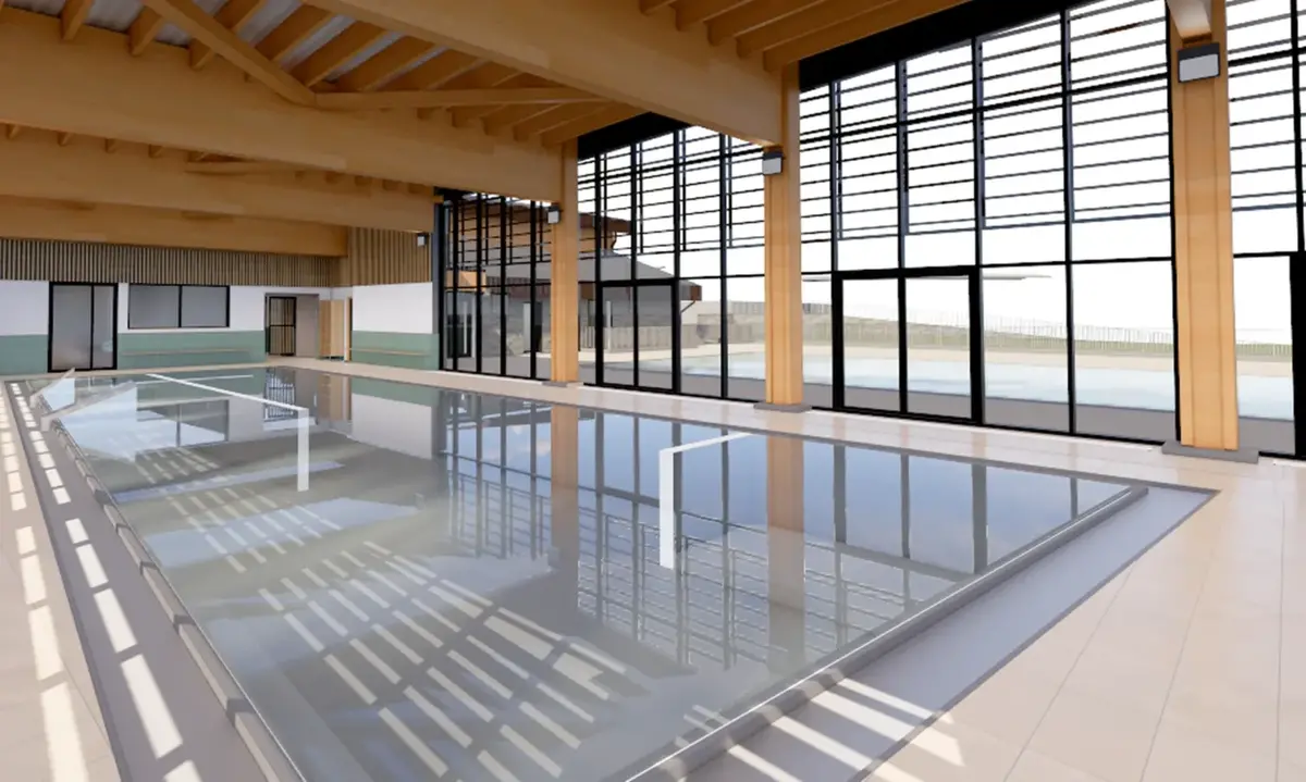 Pool at Valmorel's new aquatic centre