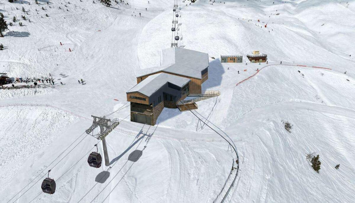 New Chalvet gondola at Montgenèvre